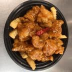 Best Orange Chicken With French Fries 陈皮鸡和薯条 in Vista, CA